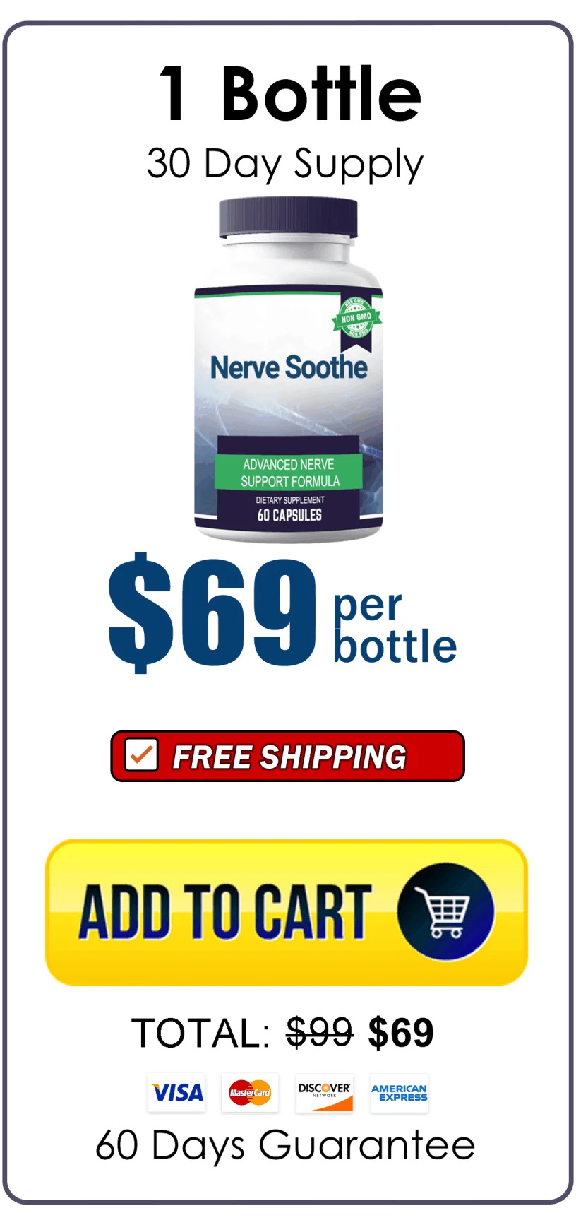 Nerve Soothe one bottle