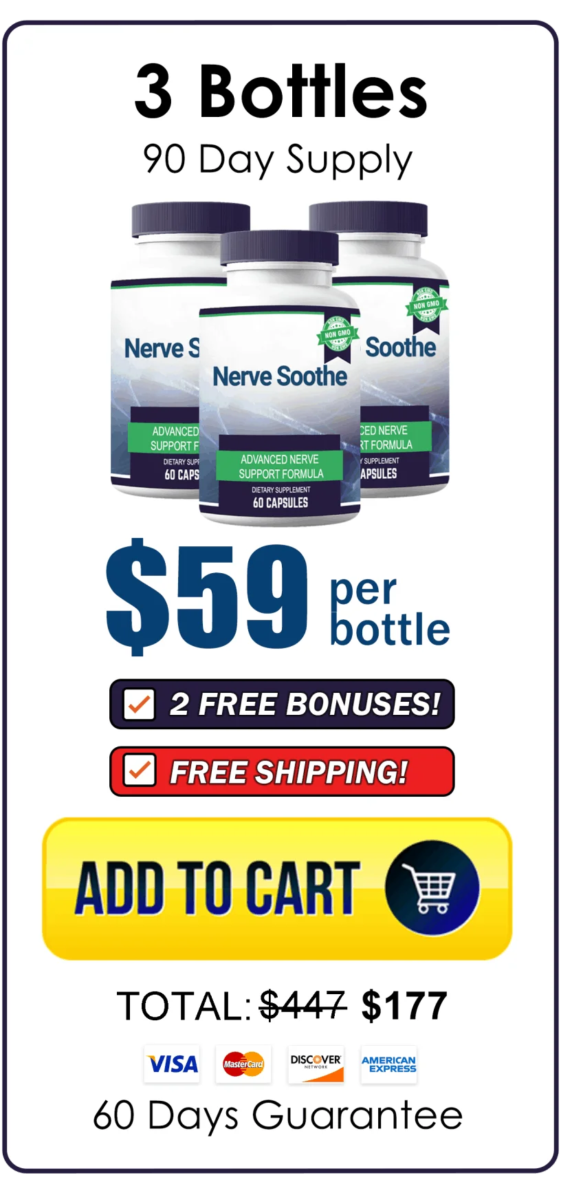 Nerve Soothe three bottles order